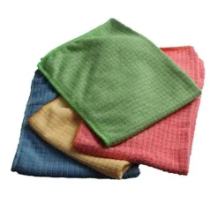 Set med 4 kökshanddukar i mikrofiber, hög absorptionsförmåga, 30x40 cm