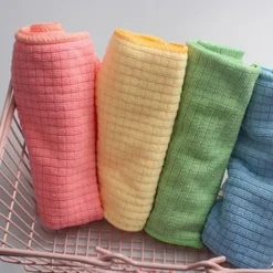 Set med 4 kökshanddukar i mikrofiber, hög absorptionsförmåga, 30x40 cm