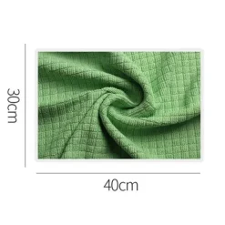 Set med 4 kökshanddukar i mikrofiber, hög absorptionsförmåga, 30x40 cm