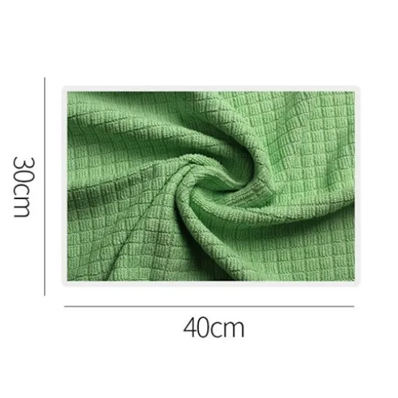 Set med 4 kökshanddukar i mikrofiber, hög absorptionsförmåga, 30x40 cm