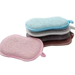 Set med 8 tvättbara diskborstesvampar Kök Antibakteriell Återanvändbar Mikrofiber Skursvampar Dubbelsidig Svampsvamp för Non-stick Grytor Stekpannor G... | Fyndiq