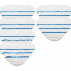 Set med 6 tvättbara dynor till Beldray 5 i 1 och 9 i 1 ångrengörare.