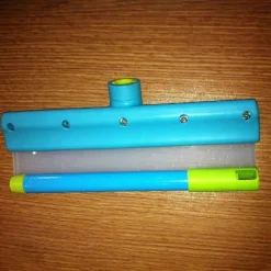Silikon Vattenblad Rengöringskit Återanvändbara Glasrengöringsverktyg med Silikonskrapa Mikrofiber Skrubber för Professionell Bilvård (FMY) Blue