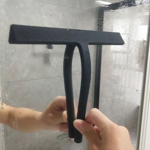 Silikonblad och krok duschfönsterraka 22,8 cm bred