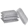 Silverglans Kudde 4-pack Diskborste Svamp Scourge Lurex Svamp Perfekt för beläggning av kastruller, stekpannor, keramiska spisar
