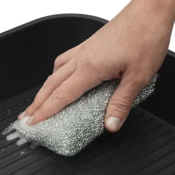 Silverglans Kudde 4-pack Diskborste Svamp Scourge Lurex Svamp Perfekt för beläggning av kastruller, stekpannor, keramiska spisar