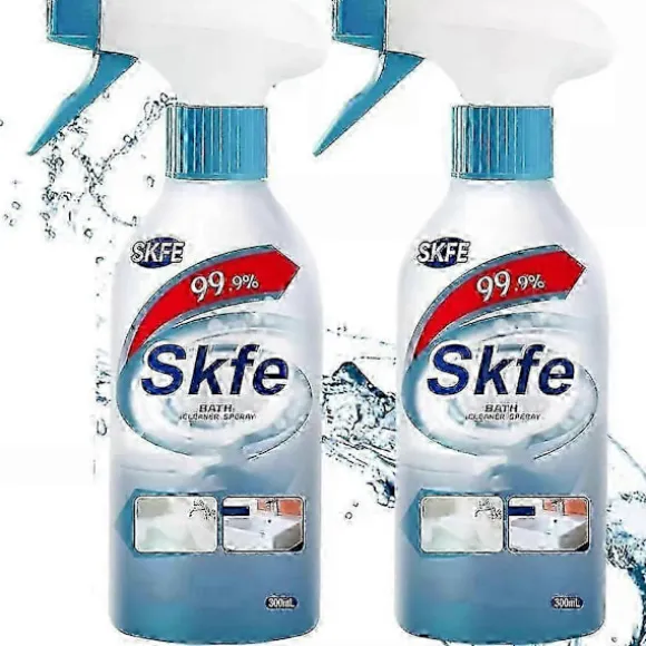 Skfe Badrumsspray, Skfe Badrumsrengöringsspray, Rengöringsmedel för Svåra Fläckar 2pcs