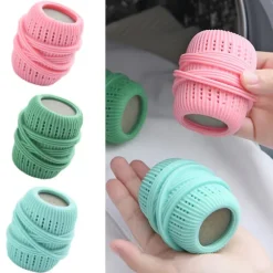 Sköljmedel Ball Dispenser Återanvändbar mjuka kläder Tvättbollar för tvättmaskin 3 Colors