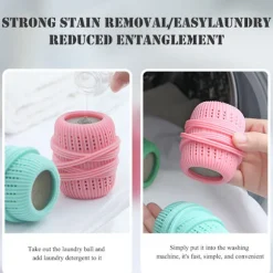 Sköljmedel Ball Dispenser Återanvändbar mjuka kläder Tvättbollar för tvättmaskin 3 Colors