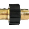 Snabbkoppling för slang, M22 x 1,5 Dubbel hane högtryckstvättadapter Kompatibel Karcher HD & HDs högtryckstvätt (14 mm diameter)