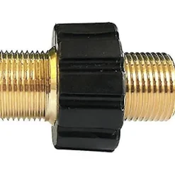 Snabbkoppling för slang, M22 x 1,5 Dubbel hane högtryckstvättadapter Kompatibel Karcher HD & HDs högtryckstvätt (14 mm diameter)