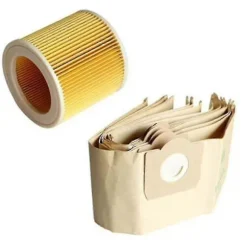 Sommarrea 5x Dammsugarpåse 1x Filter för Karcher WD3 Premium Dammsugare