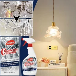 Sparkle Plenty Ljuskrona Rengöring Dropptorka Spray Ingen Torkning - Dammtorkare & Streckfri Glasrengöringsspray 2PCs