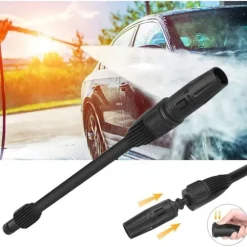 Sprutpistol för högtryckstvätt, roterande sprutpistol med dubbla funktioner