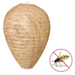 2st Getingfällor giftfritt lockbete av papper, avskräckande för bin - Getingbo Beige