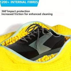Stadig tvättmaskinspåse för skor av alla slag - Har dragkedja och en mjuk, skyddande insida, perfekt för sneakers och Eve [DB] Yellow