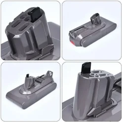 SWAREY-batteri för Dyson V11-serien 6000mAh Li-ion 25,2V med postfilterelement och 1 borste och skruvmejsel One-Click Installation