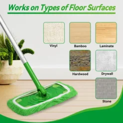 Swiffer Sweeper Mopp Ersättningsdynor, Dukar för Swiffer Golvmopp, Återanvändbart Överdrag 4 Pcs