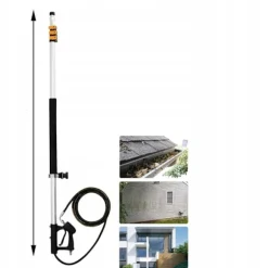 Teleskopisk Tvättlans 1,5-6,3M – 4000 PSI | Aluminium | 5 Munstycken | Kompatibel med Karcher HD HDS