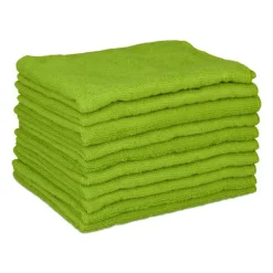 TG relaxdays 10 st mikrofiberdukar 40x30 gröna
