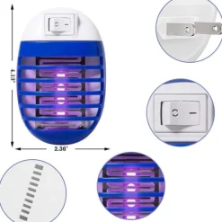 TG 4st Elektrisk Flugdödare, Myggdödare Lampa, Elektrisk Insektsfälla