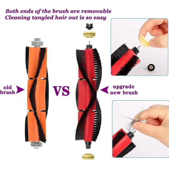 Tillbehör Reservdelar Kit för Xiaomi Roborock S5 Max S6 Max S6 Pure S6 MaxV S50 S51 S55 S60 S65 S5