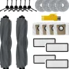 Tillbehörssats för Dreame L20 Ultra robotdammsugare, reservdelar, 20-pack: 2 rullborstar, 4 filter, 6 sidoborstar, 4 moppdukar, 4 dammpåsar