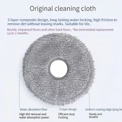 Tillbehörssats för Dreame L20 Ultra/l30 Ultra dammsugare Huvudsidoborste Hepa-filter Moppduk Dammsugarpåsar Delar [DB]