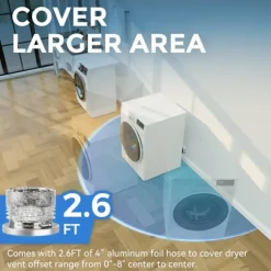 Tool Easy Magnetisk Torktumlare Avgasböj 180 Graders Böj Ventilationsanslutning