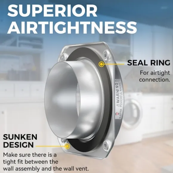 Tool Easy Magnetisk Torktumlare Avgasböj 180 Graders Böj Ventilationsanslutning