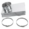 Torktumlare Ventilationskit Aluminiumlegering Slät Innervägg Universal Torktumlare Ventilationsperiskop Ersättning