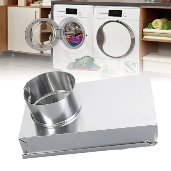 Torktumlare Ventilationskit Aluminiumlegering Slät Innervägg Universal Torktumlare Ventilationsperiskop Ersättning