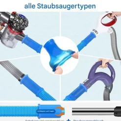 Torktumlare Ventilationsslang Flexibel Mjuk Rör Ersättning Dammsugarslang