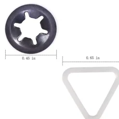 Torktumlarens Remrulle-Kit för Whirlpool Kenmore WPW10314173 W10314171 4392065 WP4392065 691366 341241 349241T