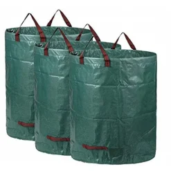 Trädgårdssäck Big Bag Set Säck Säck Trädgårdssop Säck 300L*3PC