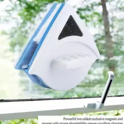 Triangulär Fönsterputsare med Snöre Dubbelsidig För (3 Till 8 Mm Enkelglas)