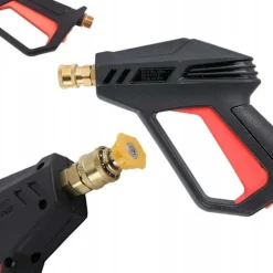 Tryckpistol Fortis 4000 PSI + 5 Quick Connect Munstycken – M22 | Adapter EasyLock | Kompatibel med Karcher HD, Lavor, Parkside