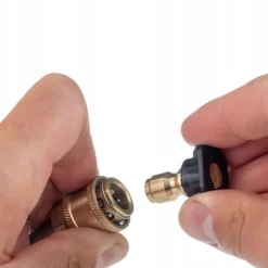 Tryckpistol Fortis 4000 PSI + 5 Quick Connect Munstycken – M22 | Adapter EasyLock | Kompatibel med Karcher HD, Lavor, Parkside