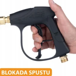 Trycktvattarpistol 4350PSI 22Mm med Skumpistol 1000Ml – Ergonomisk | Snabbkoppling | Kompatibel med Karcher, Lavor