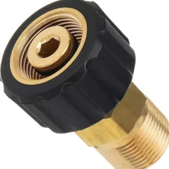 Trycktvättslanganslutningar, M22 x 15mm hona till M22 x 14mm hane snabbkoppling trycktvättsadapter