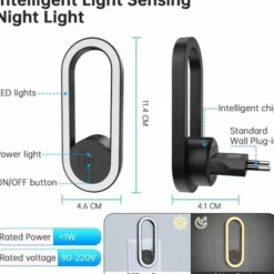 TS-Set med 4 Elektroniska Ultraljudsskrämmare för Insekter och Anti-gnagare för Gnagare, Möss, Myggor, Spindlar, Kackerlackor, Flugor