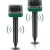 TS-Solcellsdriven Mullvadsavvisare med Ultraljud Intelligent 2-pack, Solcellsdriven Musavvisare Utomhus, Solcellsdrivna Mullvadsavvisare för Mullvadar, Sorkar | Fyndiq