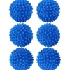 Tvättboll för tvättmaskin, 6 st tvättbollar, torkbollar, torktumlareboll, tvättboll, återanvändbar torkboll torkboll tvättboll