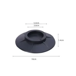 Tvättmaskins Anti-Vibrationsdynor - 4-pack Ljudreducerande Tvättmaskinsbas - Universell Halksäker Höjd 11,5 cm
