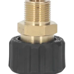 tvättmaskinsadapter adapter adapter pistolslanganslutning, 5 000 PSI reservdelar, hane G3/8 till hona M22, 15 mm, högtryckstvätt tillbehör