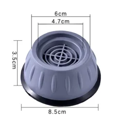 Tvättmaskinsfötter, 4 stycken tvättmaskinsfötter med gummikudde, antivibrations tvättmaskinsfötter för tvättmaskiner och torktumlare, antivibrerande | Fyndiq