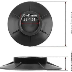 Tvättmaskinsfötter Anti Vibrationskuddar Tvättmaskin Anti Vibrations Gummi Fötter Dämparkuddar För Tvättmaskin Torktumlare (10cm, Svart)