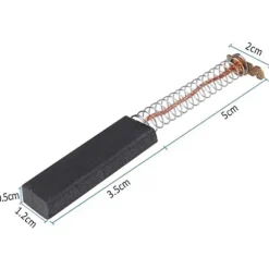 Tvättmaskinskolborste 154740 Kolborste Motor Kol