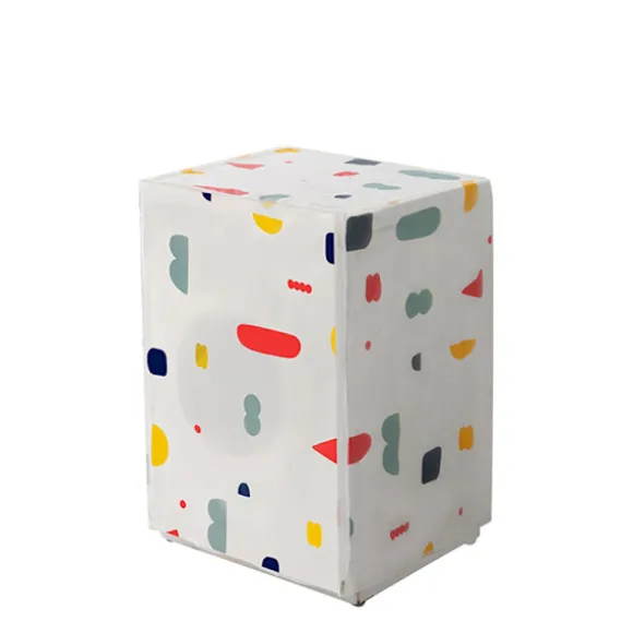Tvättmaskinskydd för utomhusbruk, Vattentätt tvättmaskinskydd, Frontmatad stänksäker solskydd (62 x 56 x 83 CM)