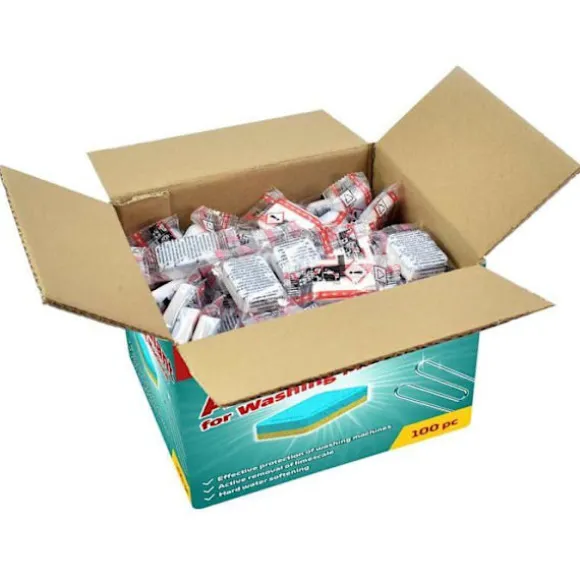Tvättmaskinstabletter - vidaXL - Avkalka - 100 stycken - Frisk - Tablett - 5.98x5.98x5.67 cm